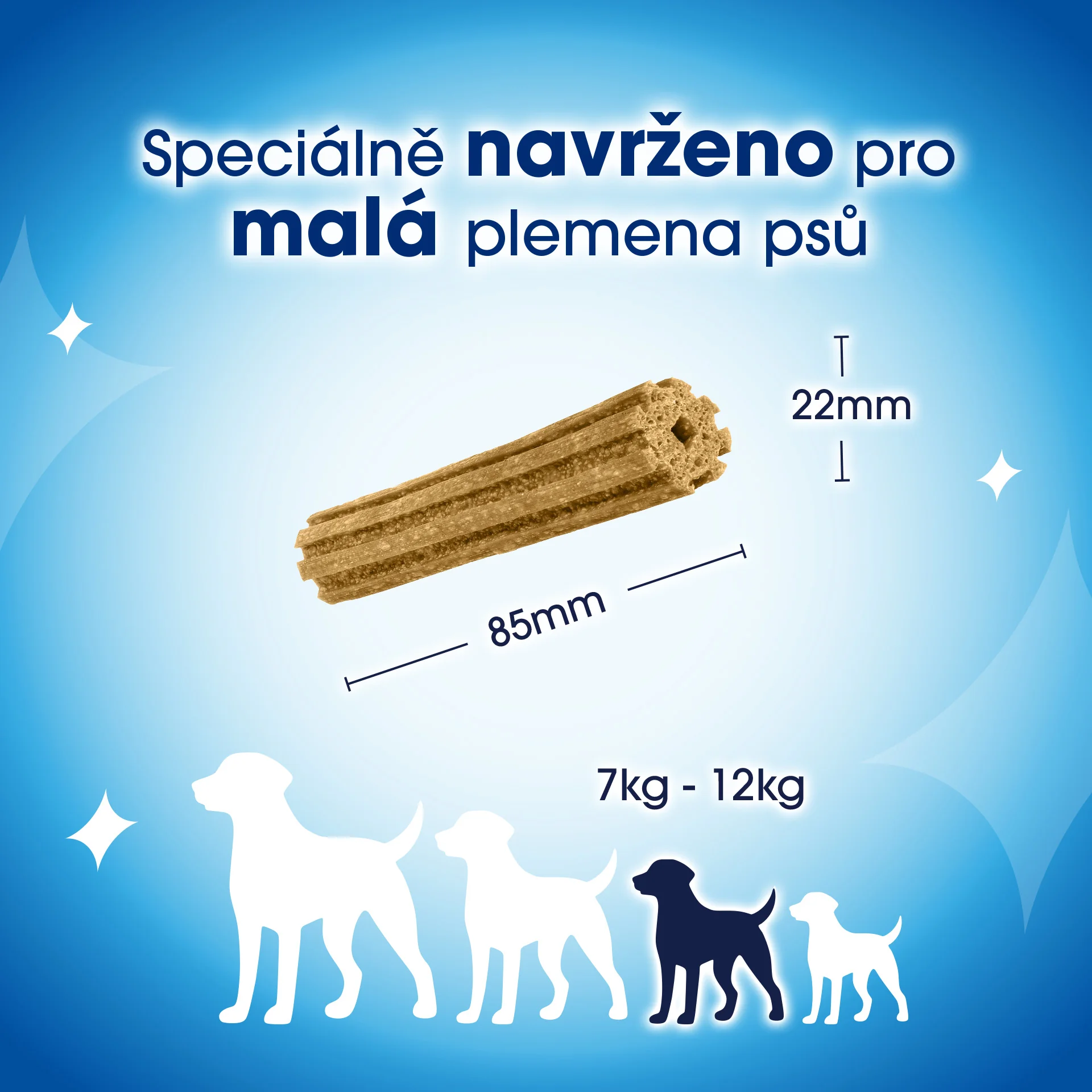 Dentalife Small maškrty pre psov 115 g 7 ks