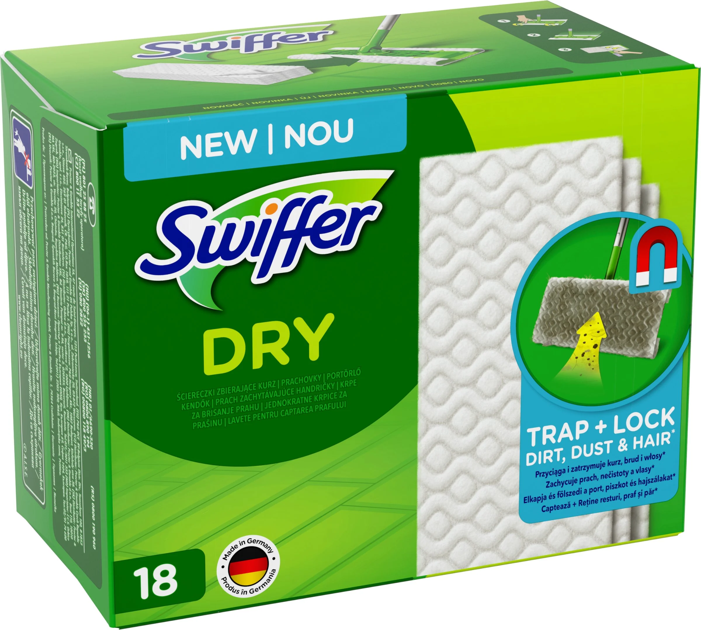 SWIFFER DRY 1×18 ks, náhradné mopy