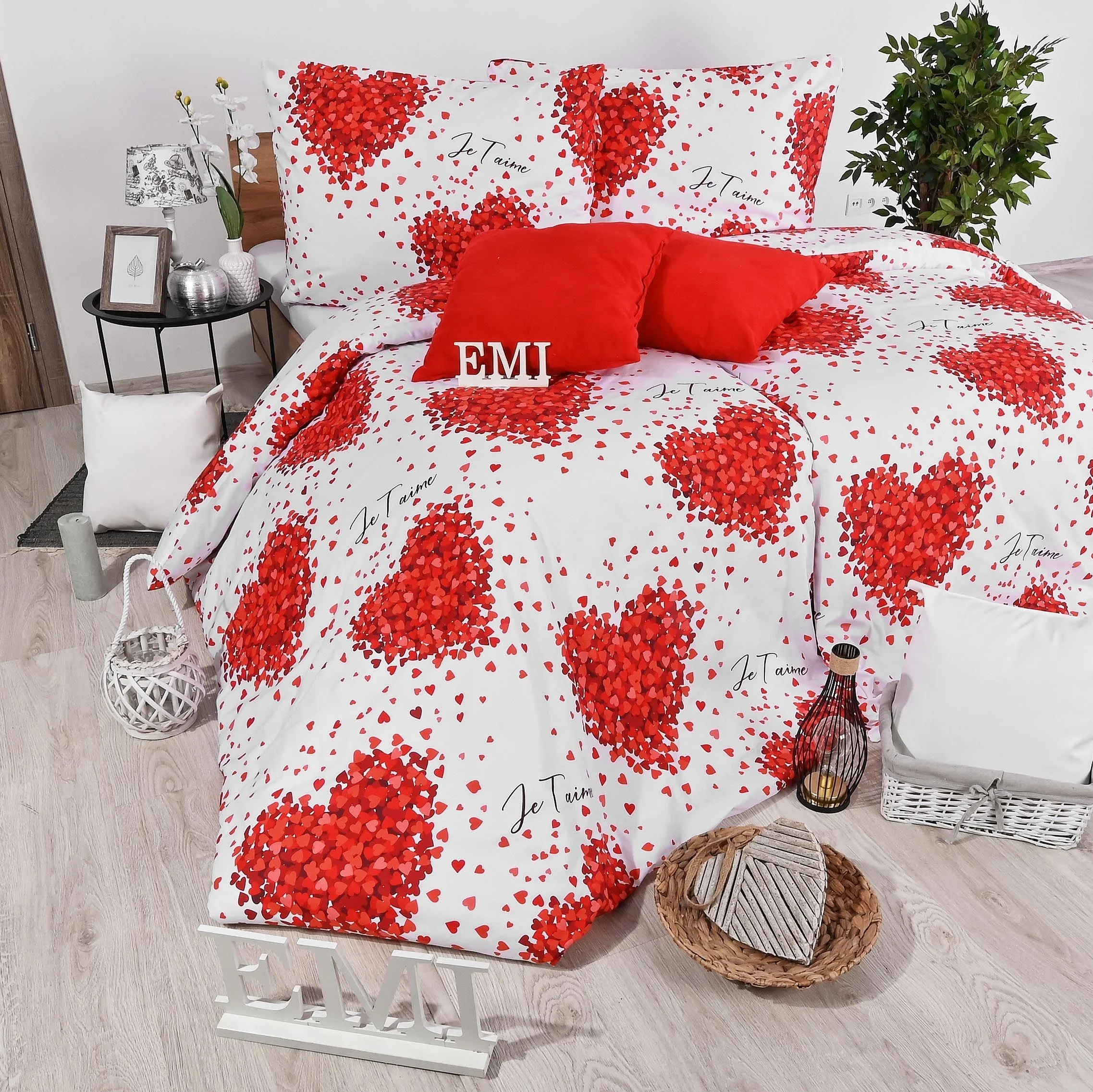 Flanelové obliečky Anica EMI Štandardný set jednolôžko obsahuje 1x 140x200 + 1x 70x90