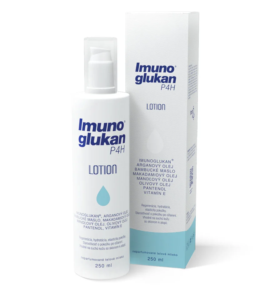 Imunoglukan P4H LOTION 1×250 ml, neparfumované telové mlieko