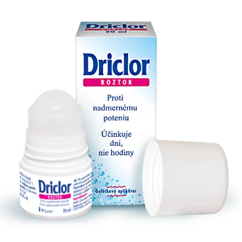 Driclor Antiperspirant gulička 1×20 ml, proti nadmernému poteniu