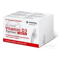 FARMAX Vitamín D3 1000 IU