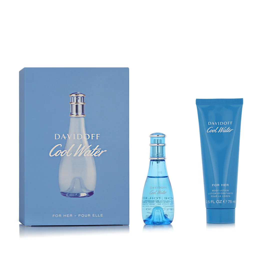 Davidoff Cool Water Woman darčeková sada EDT 30 ml + telové mlieko 75 ml