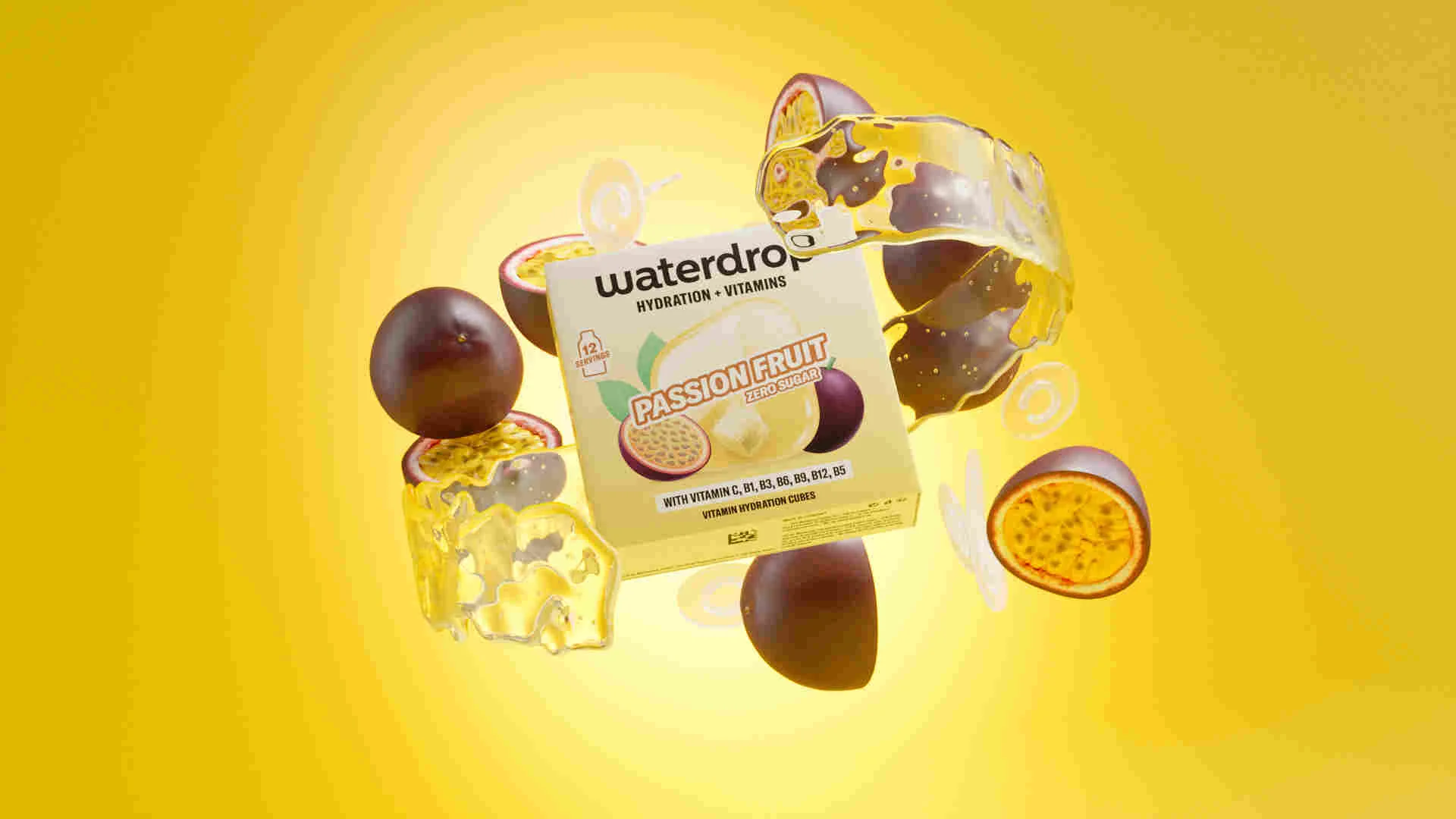 WATERDROP Mikrodrink PASSION FRUIT 12 ks