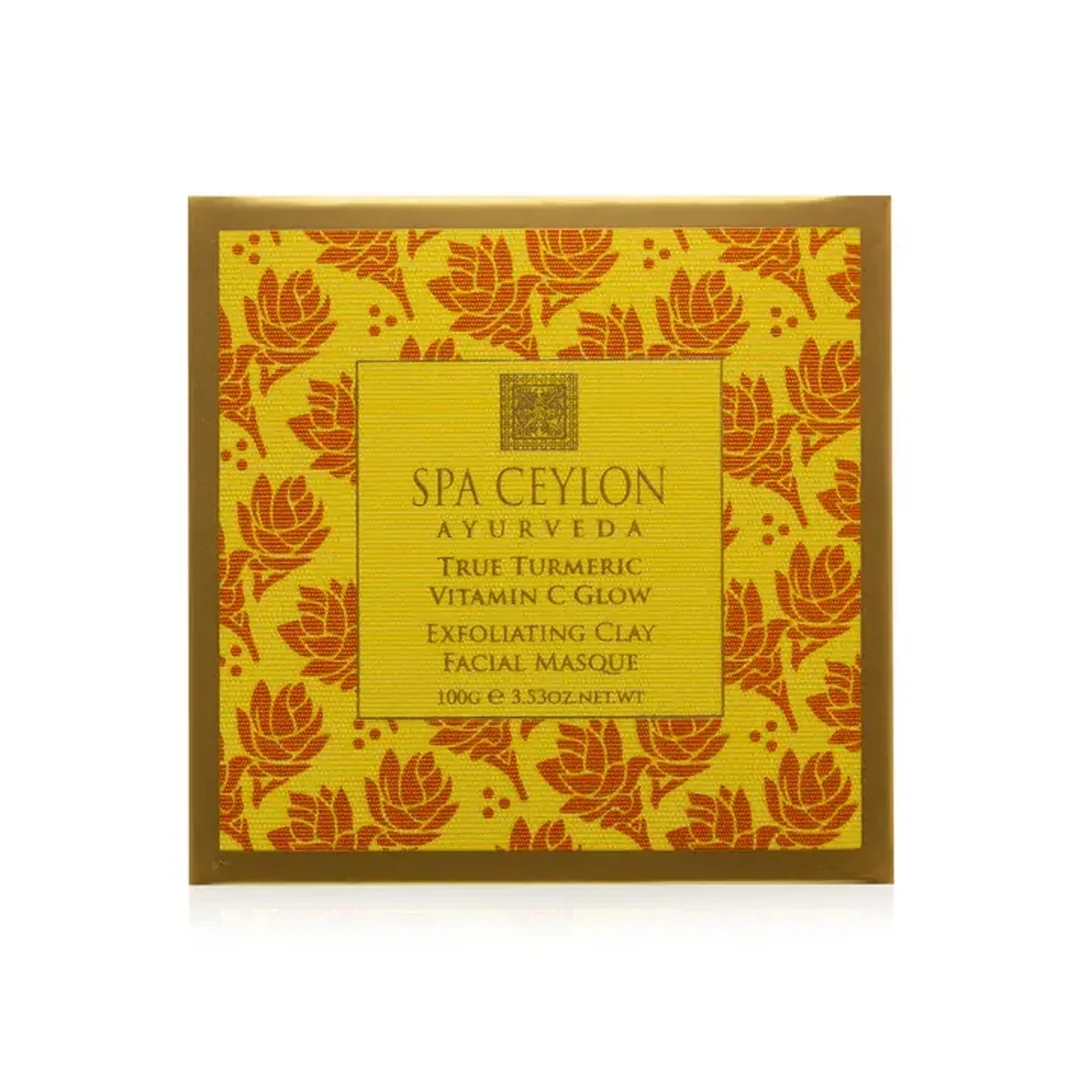 Exfoliačná ílová pleťová maska z kurkumy True Turmeric 100 g