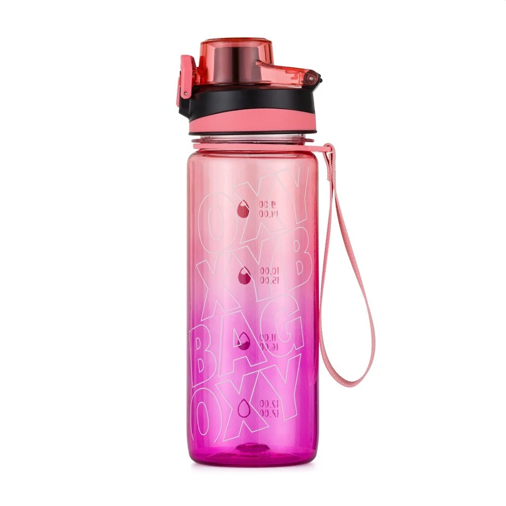 OXY LiFE - fľaša na vodu Ombre Rose, 800 ml Ružová, 800 ml