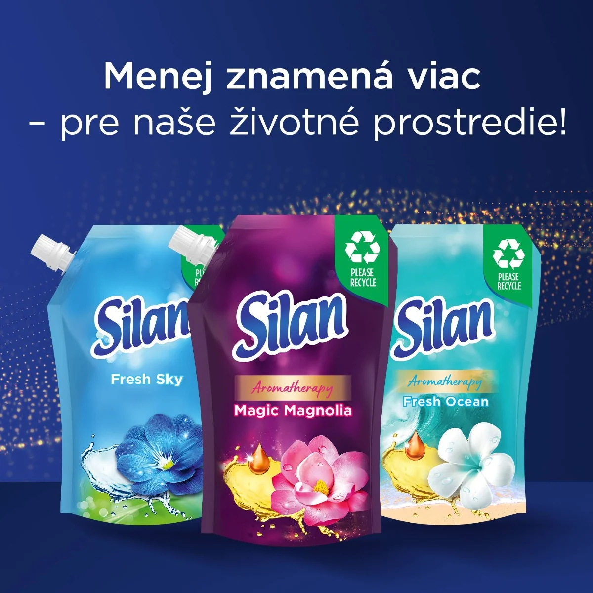 Silan koncetrovaná aviváž Magic Magnolia 131 praní 1×1441 ml, aviváž