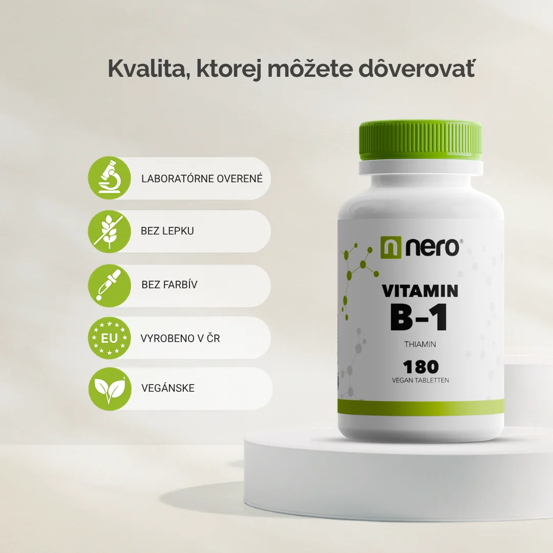 NERO Vitamin B1 THIAMIN 10 mg 180 tabliet