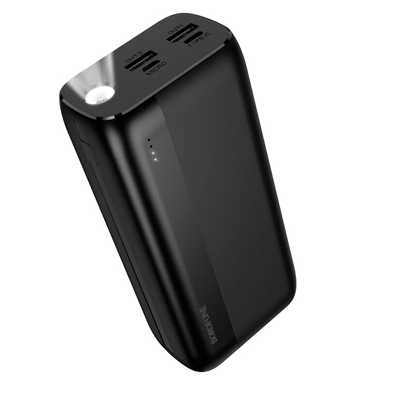 Borofone BJ86A Power Bank 30000mAh 2x USB 10W, čierny