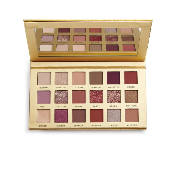 Revolution PRO, New Neutral, paletka očných tieňov 1×18 g, paletka očných tieňov