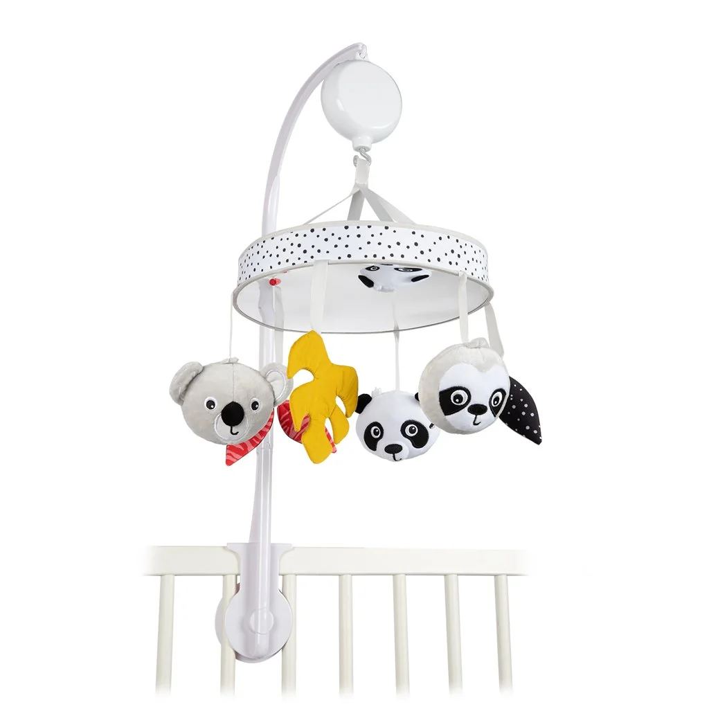 Kolotoč senzorický plyšový s hracou skrinkou a Bluetooth BabiesBoo