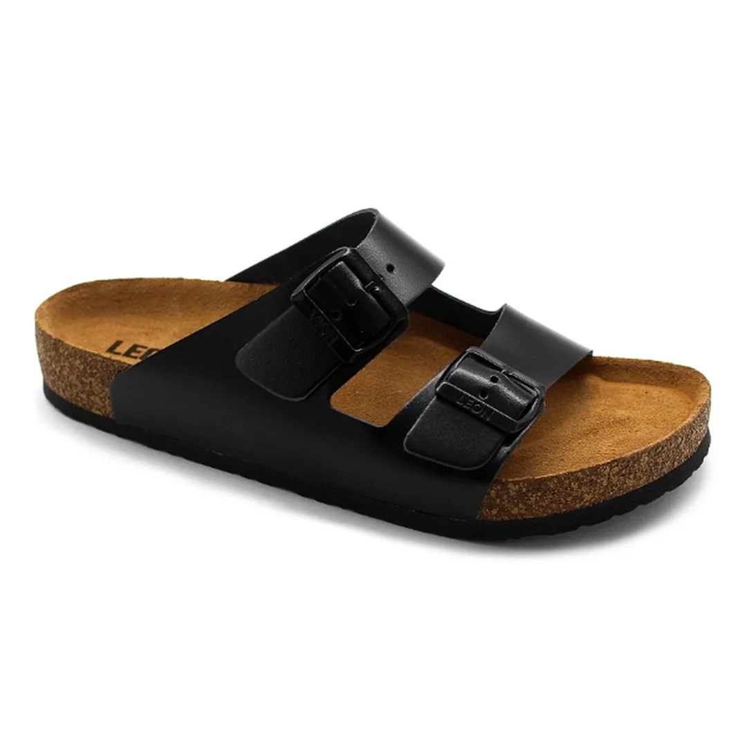 Leon 4010 Dámska zdravotná celokožená obuv s prackou 38 - 24,5cm, čierna, 2,0 cm