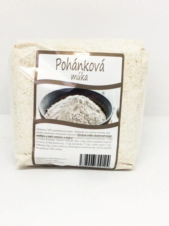 Pohánková múka 1×500 g, vysoký obsah vitamínov