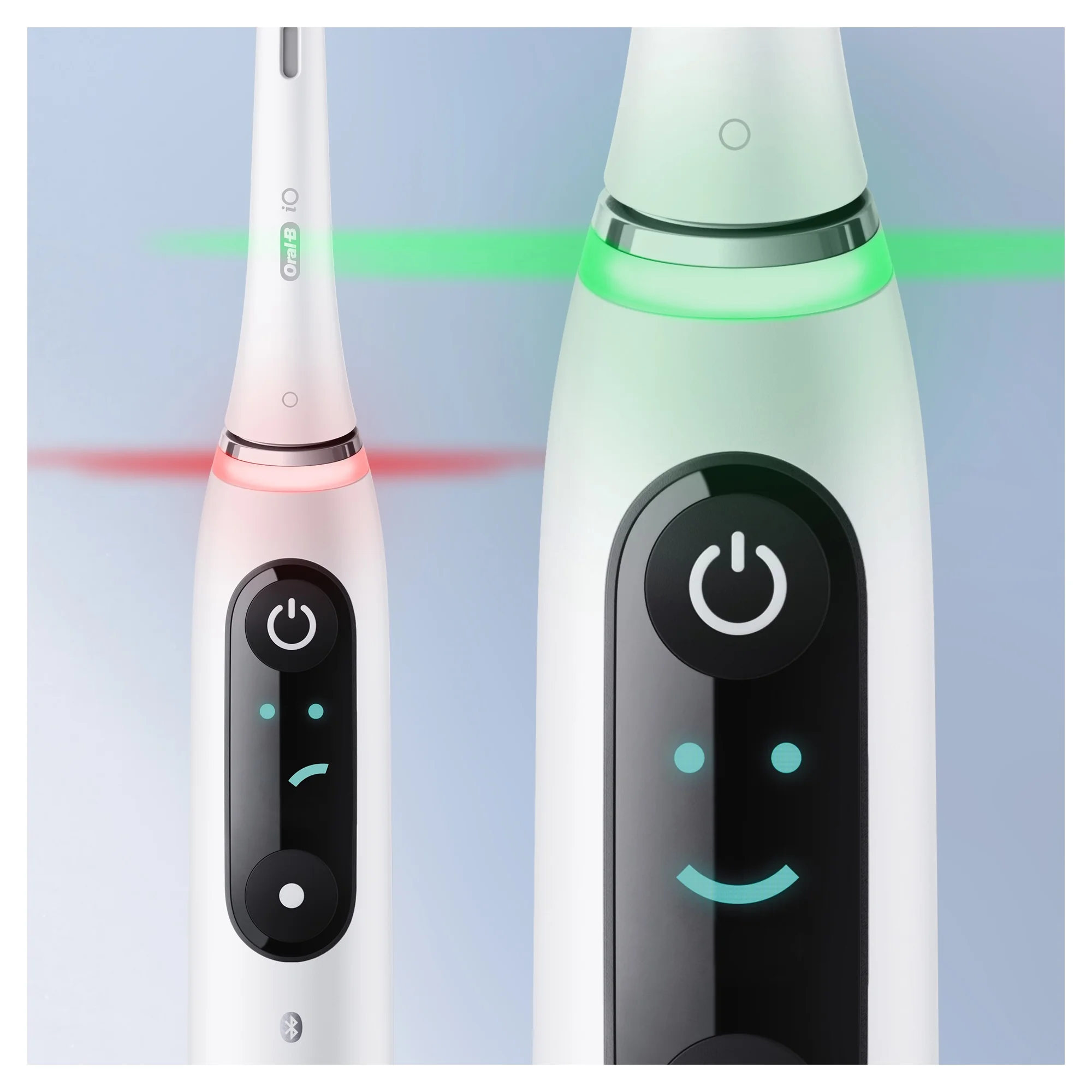 Oral B EK iO Series 9 White alabaster + držiak zubnej kefky + cestovné púzdro 1×1 set, elektroniícká zubná kefka
