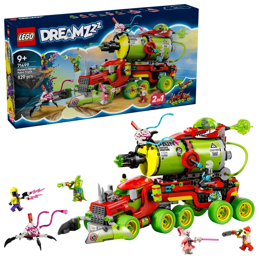 LEGO® DREAMZzz™ 71499 Mateovo vozidlo v podobe farby v spreji