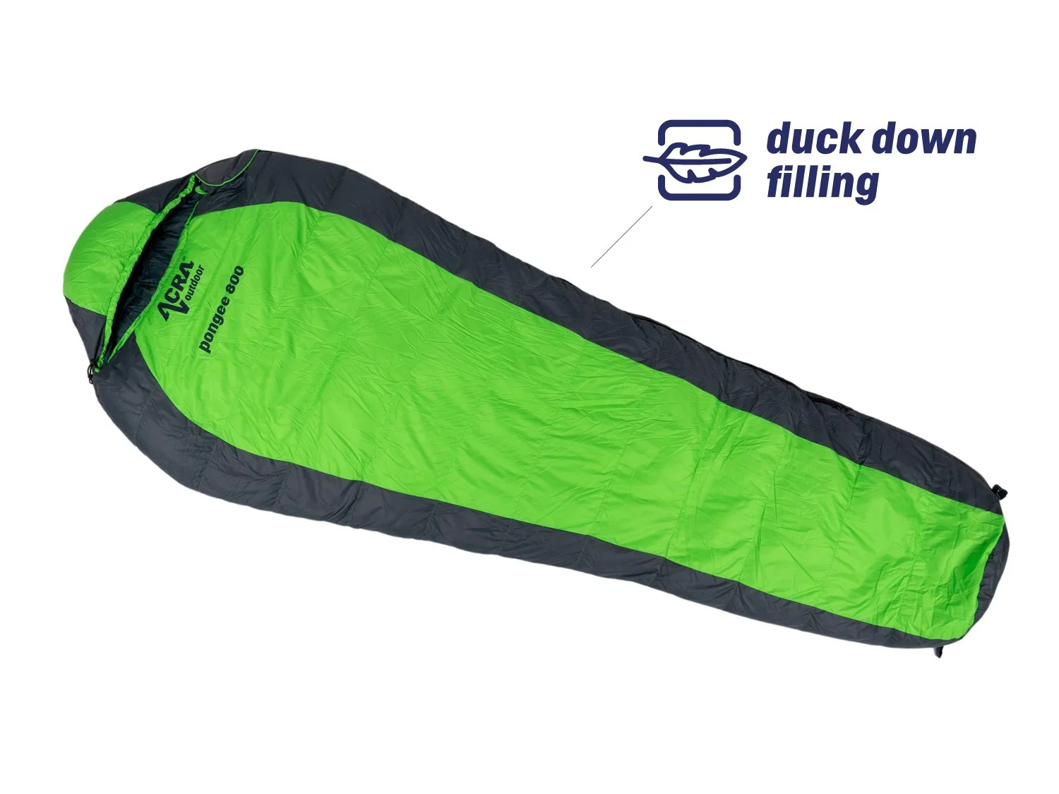 Spacák Acra Pongee 800 - 210 cm, kačacie perie 05-SPM20