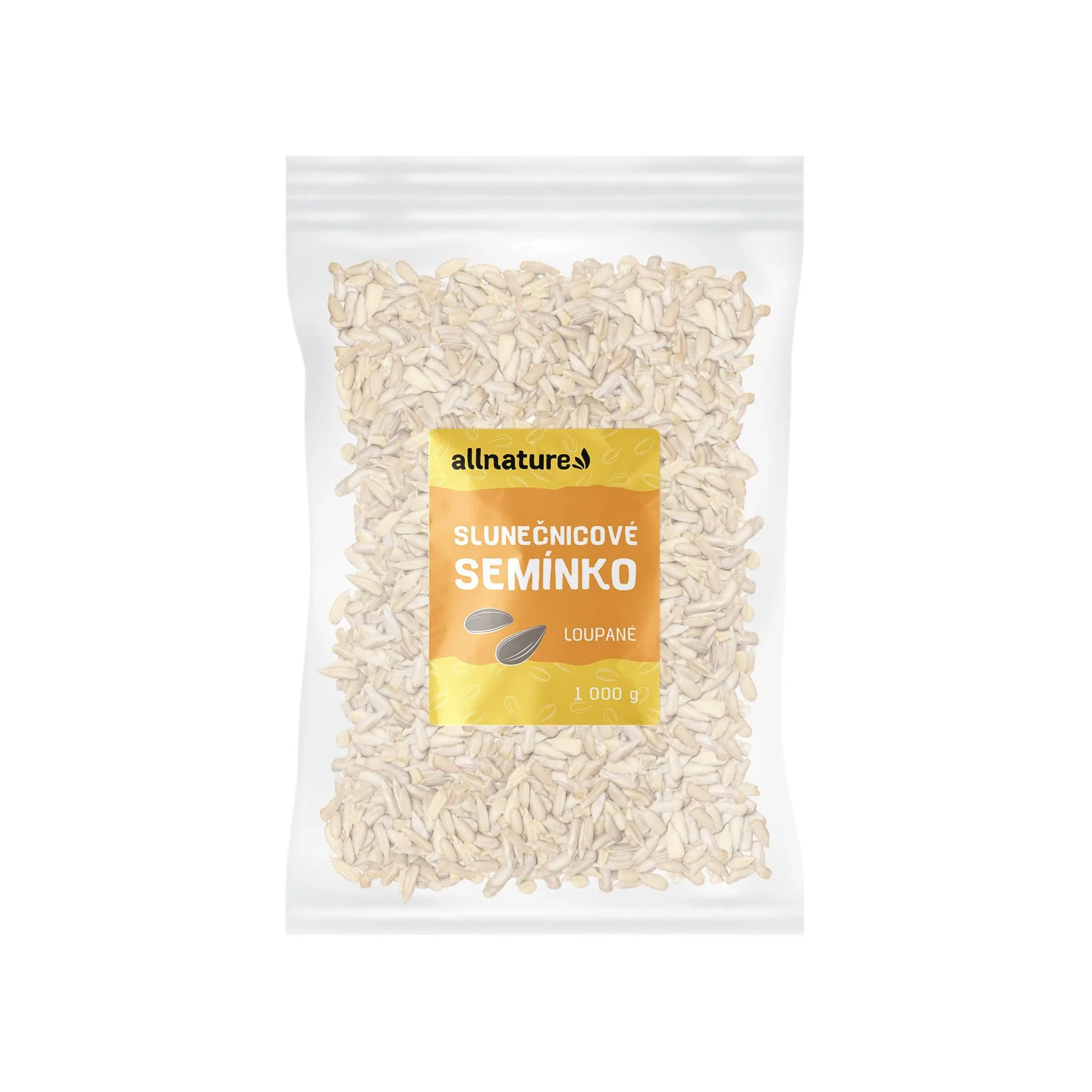 Allnature Slnečnicové Semienko Lúpané 1000g 1×1000 g, slnečnicové lúpané semienka