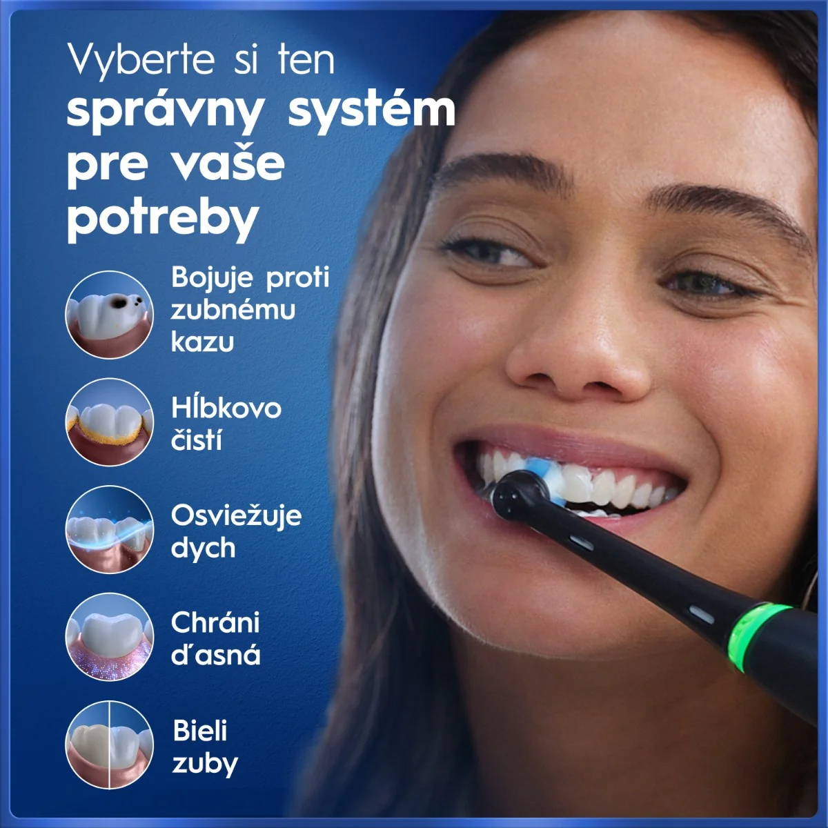 Oral B iO Series 5 Duo Black&White Elektrická zubná kefka 1×1 ks, elektrická zubná kefka