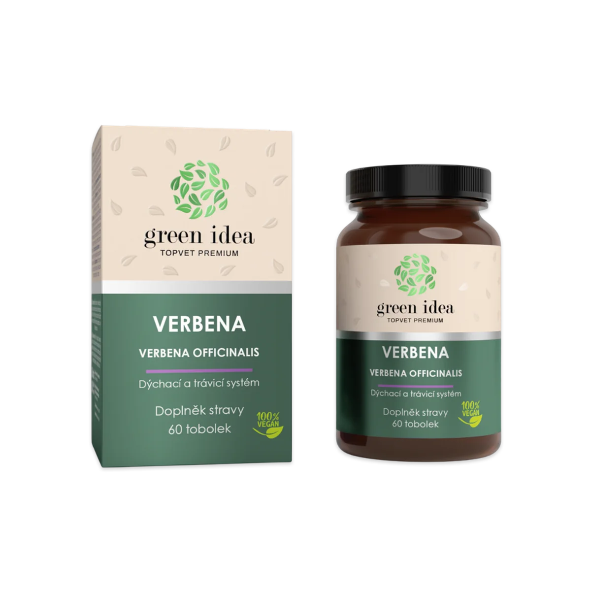 Verbena (železník) – 60 kapsúl – Green idea