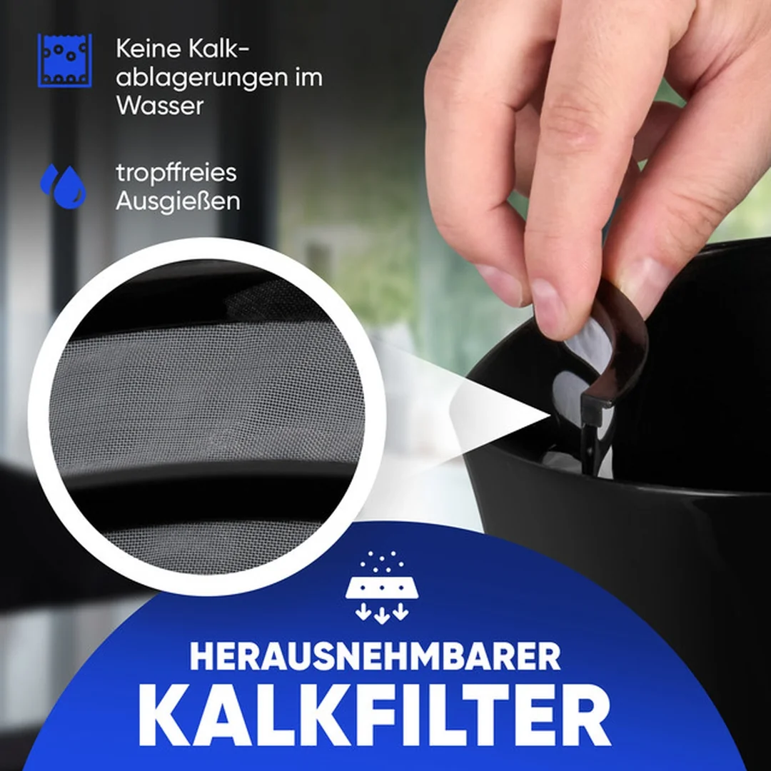 Clatronic WK 3819 BK rýchlovarná kanvica 1,7 l čierna