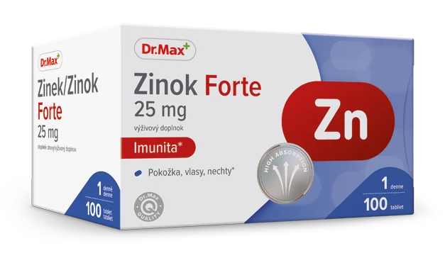 Dr. Max Zinok Forte 25 mg 100 tabliet
