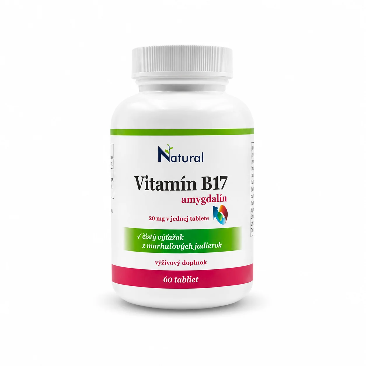 Vitamín B17 – Amygdalín 20 mg | Antioxidant z marhuľových jadier | 60 tabliet