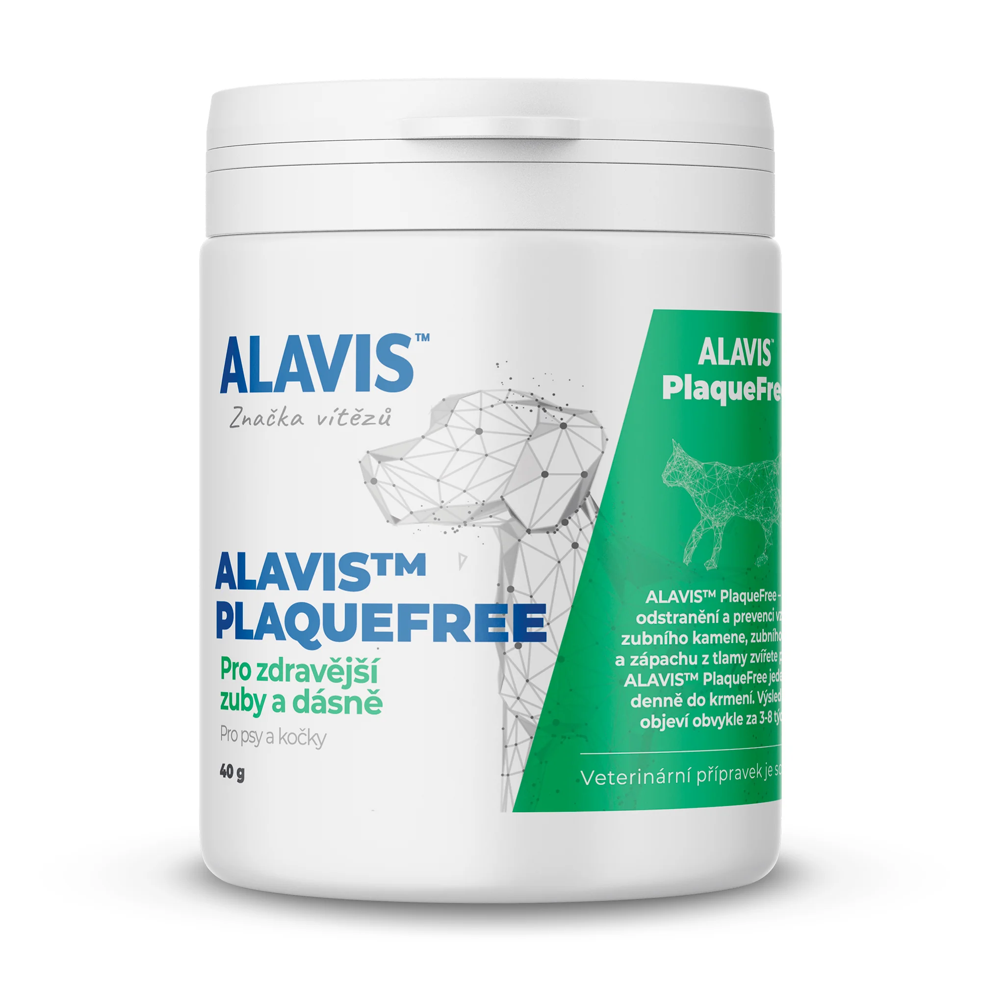 ALAVIS PlaqueFree 1×40 g, veterinárny prípravok