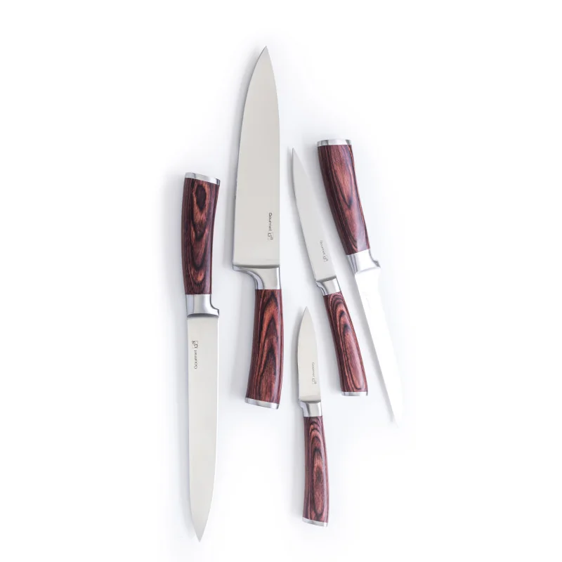G21 Sada nožov Gourmet Nature 5 ks + bambusový blok Gourmet Nature 5 ks + bambusový blok G21GNAT5
