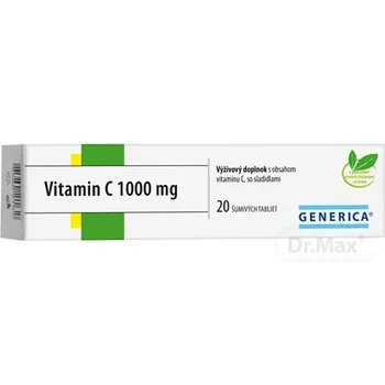 GENERICA Vitamin C 1000 mg 1×20 tbl, vitamín C