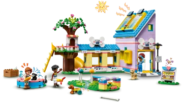 LEGO® Friends 41727 Útulok pre psov 1×1 ks, lego stavebnica