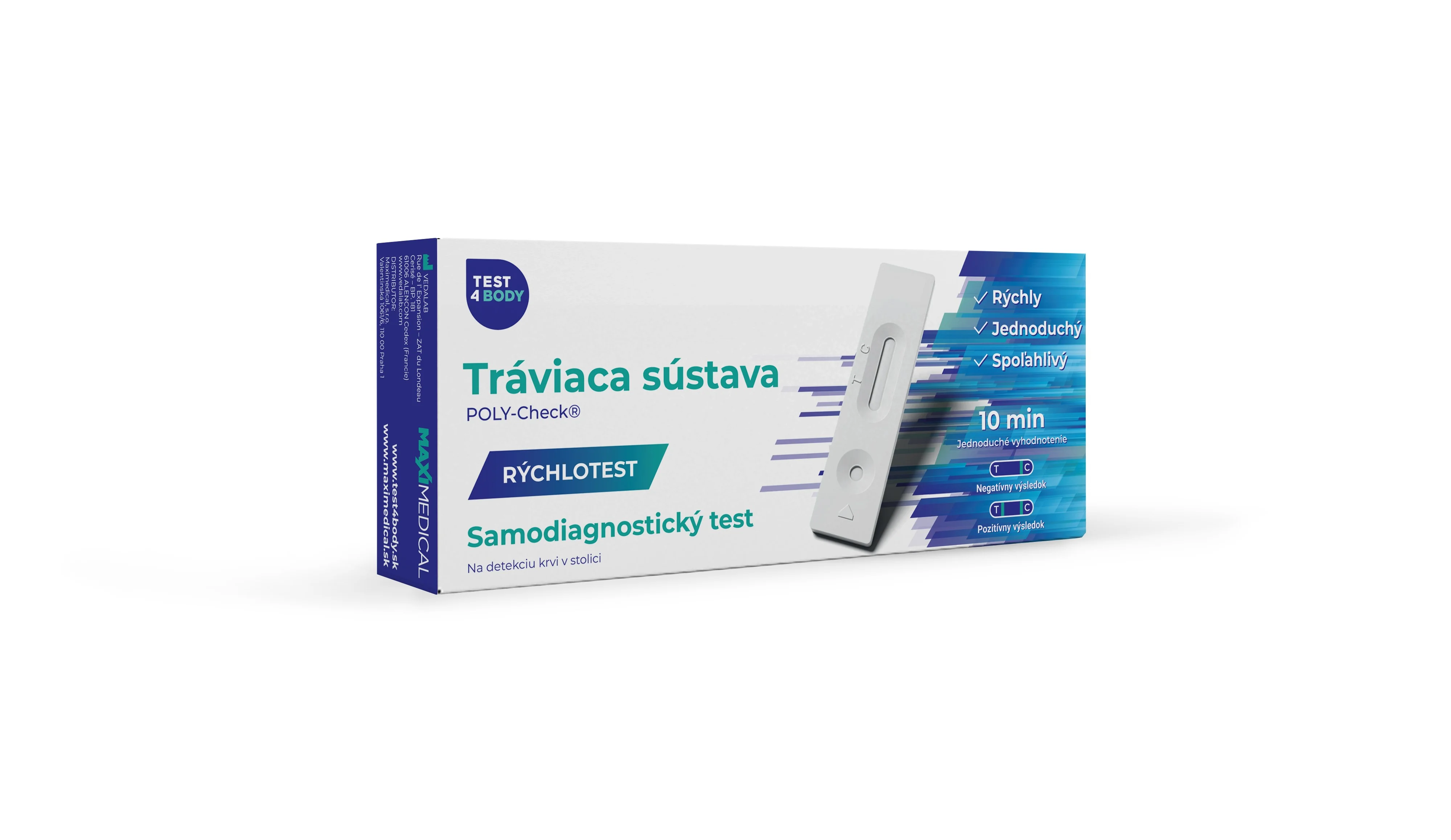 Test4Body Rýchlotest Tráviaca sústava 1 ks