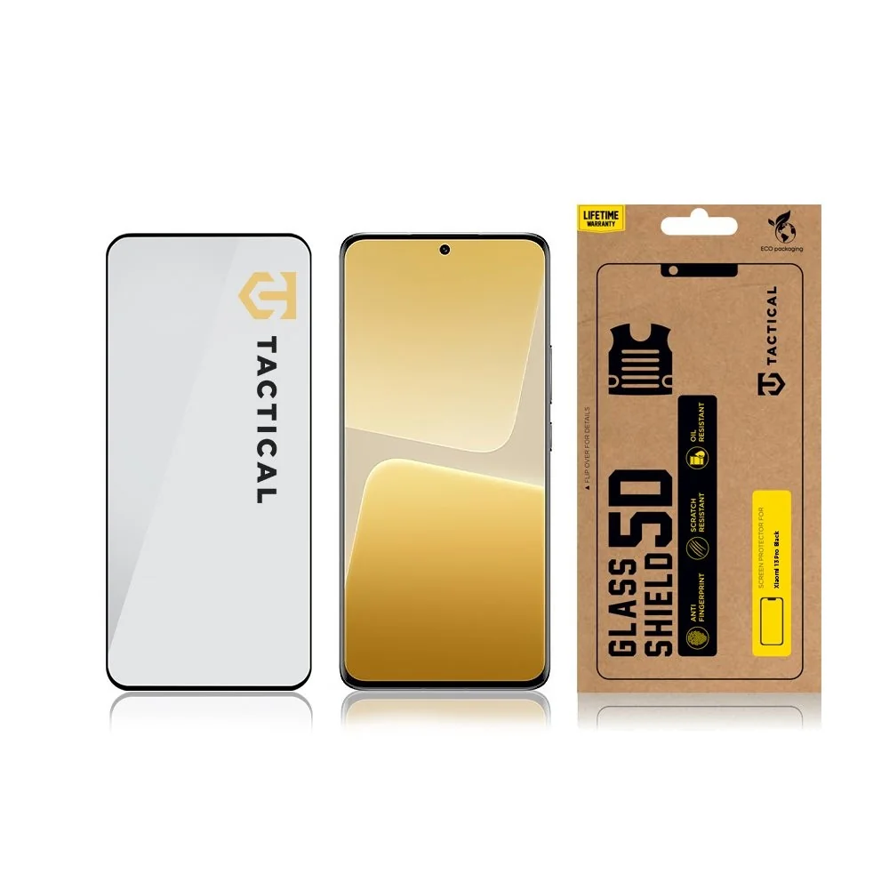 Sklo pre Xiaomi 13 Pro - Čierna Ochrana zahnutého displ