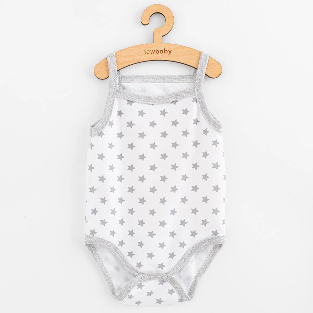 Dojčenské body s dlhým rukávom Happy Elephant blue, vel. 74 (6-9m)