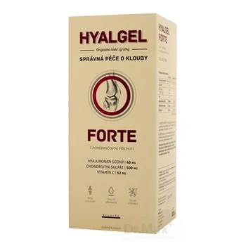 HYALGEL FORTE POMARANČ 1×500 ml, tekutý prípravok s Vitamínom C