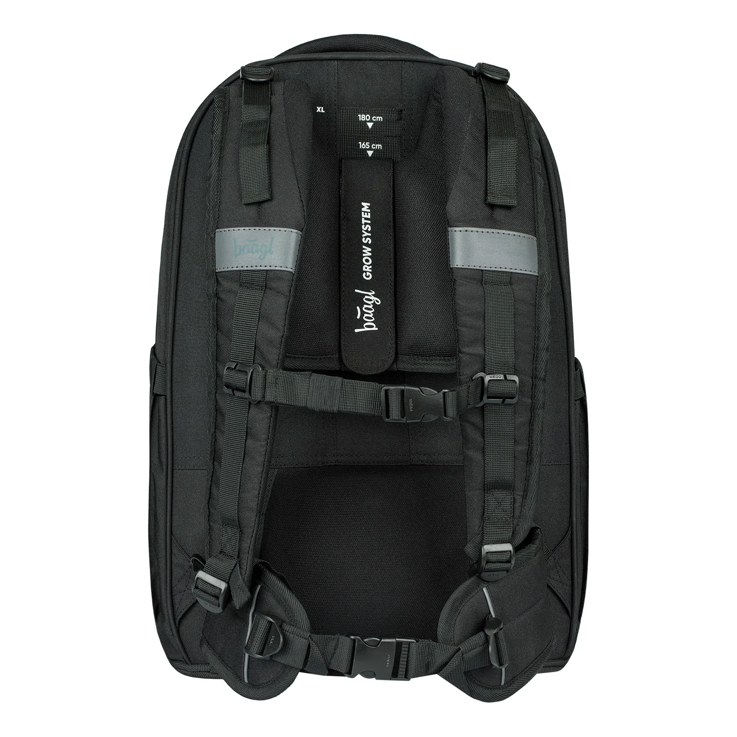 Baagl školský batoh Skate Max Darkness ergonomický, čierny