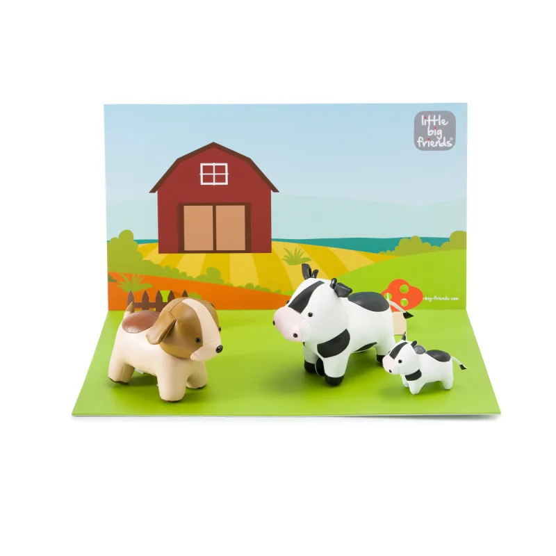 Little Big Friend 3D kartónová scénografia - Farma 70×40×40 cm