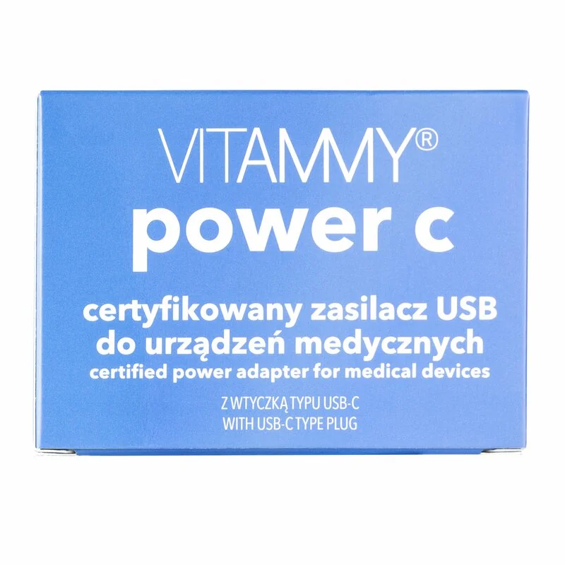 VITAMMY Power C, Napájací zdroj USB C pre tlakomery NEXT 2/2 + 3 4/4 + 6, 7 a 8+ 1×1 ks, napájací zdroj USB C
