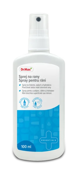 Dr. Max Sprej na rany 1×100 ml, sprej na čistenie, oplach a hydratáciu rán
