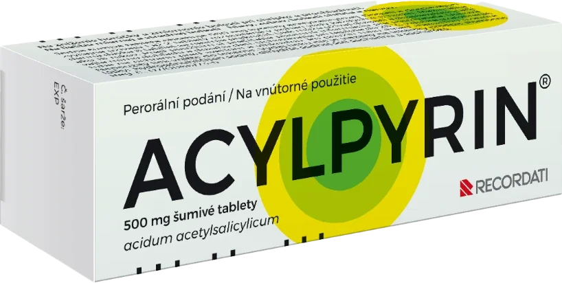 ACYLPYRIN 500 mg šumivé tablety 1×15 ks, šumivé tablety