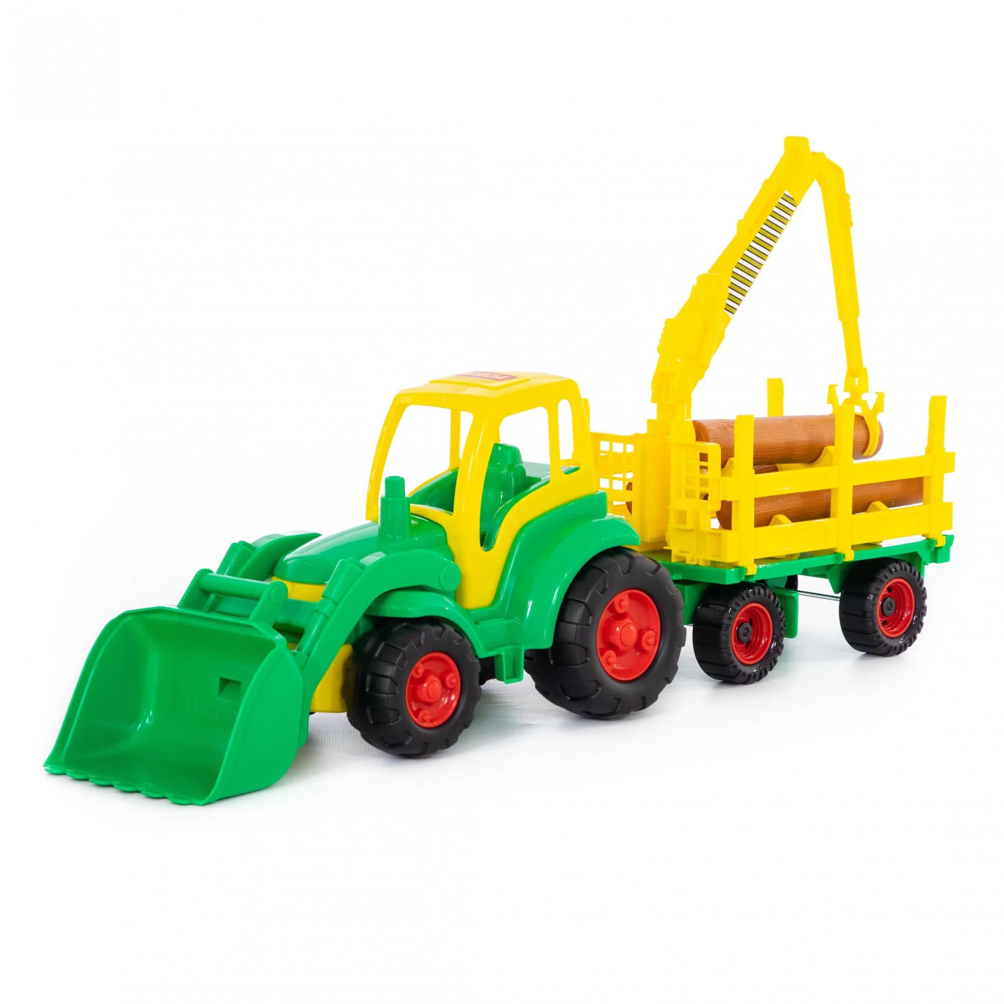 Traktor s prívesom a radlicou veľký , 8PL0483