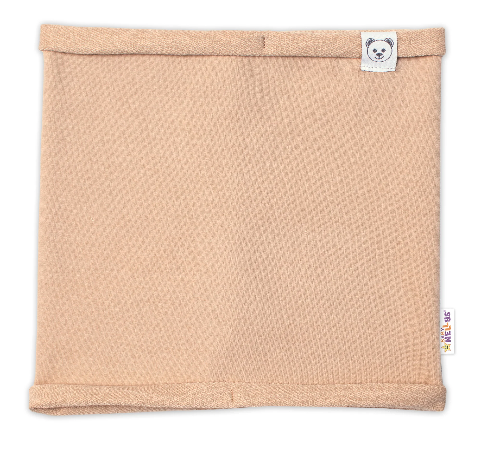 Čiapka s nákrčníkom bavlna, Little Bear, Baby Nellys, béžová, veľ. 98/134