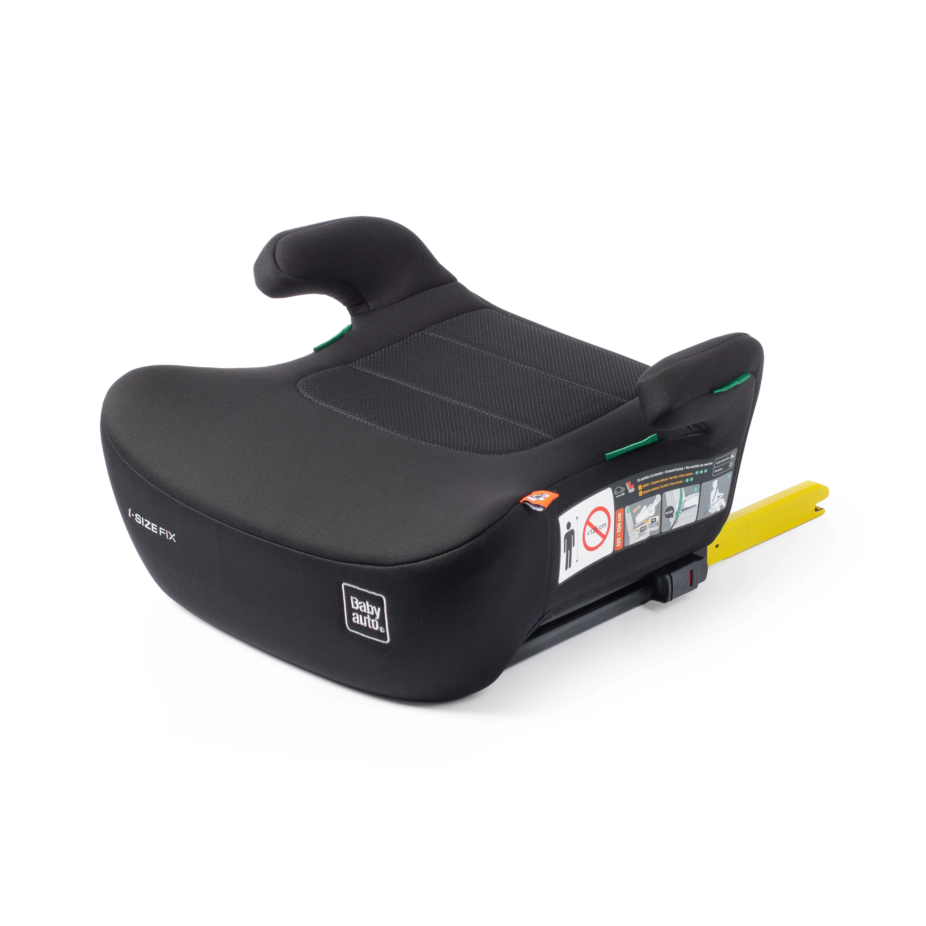 Babyauto GEKKO i-Size iFIX podsedák 125–150 cm čierny