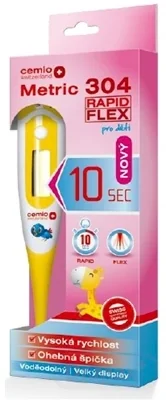 Cemio Metric 304 Rapid Flex pre deti Dig. teplomer 1×1 ks, digitálny teplomer