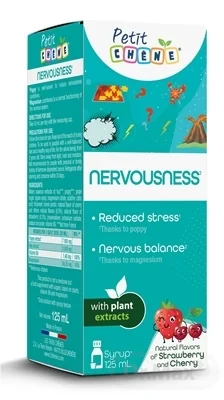 Petit Nervousness detský sirup 125 ml 1×125 ml, sirup na upokojenie a redukciu stresu a úzkosti na bázy rastlinných výťažkov pre deti