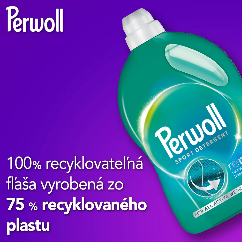 Perwoll prací gél Sport 60 praní 1×3000 ml, prací gél