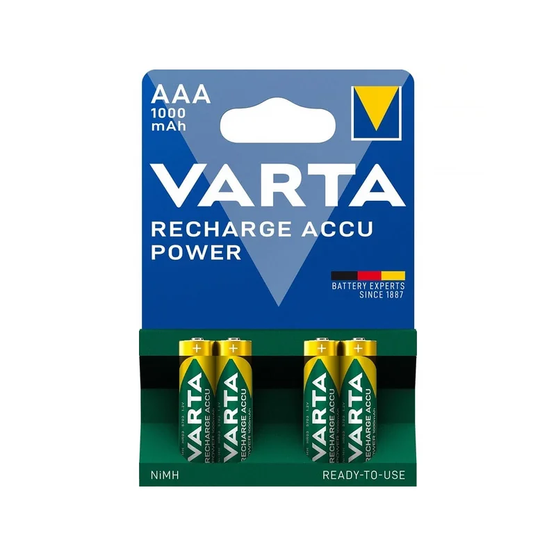 Batéria VARTA RC03 1000mAh Ni-Mh 4blister HR03/4 5703/4 