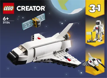 LEGO® Creator 3 v 1 31134 Raketoplán 1×1 ks, lego stavebnica