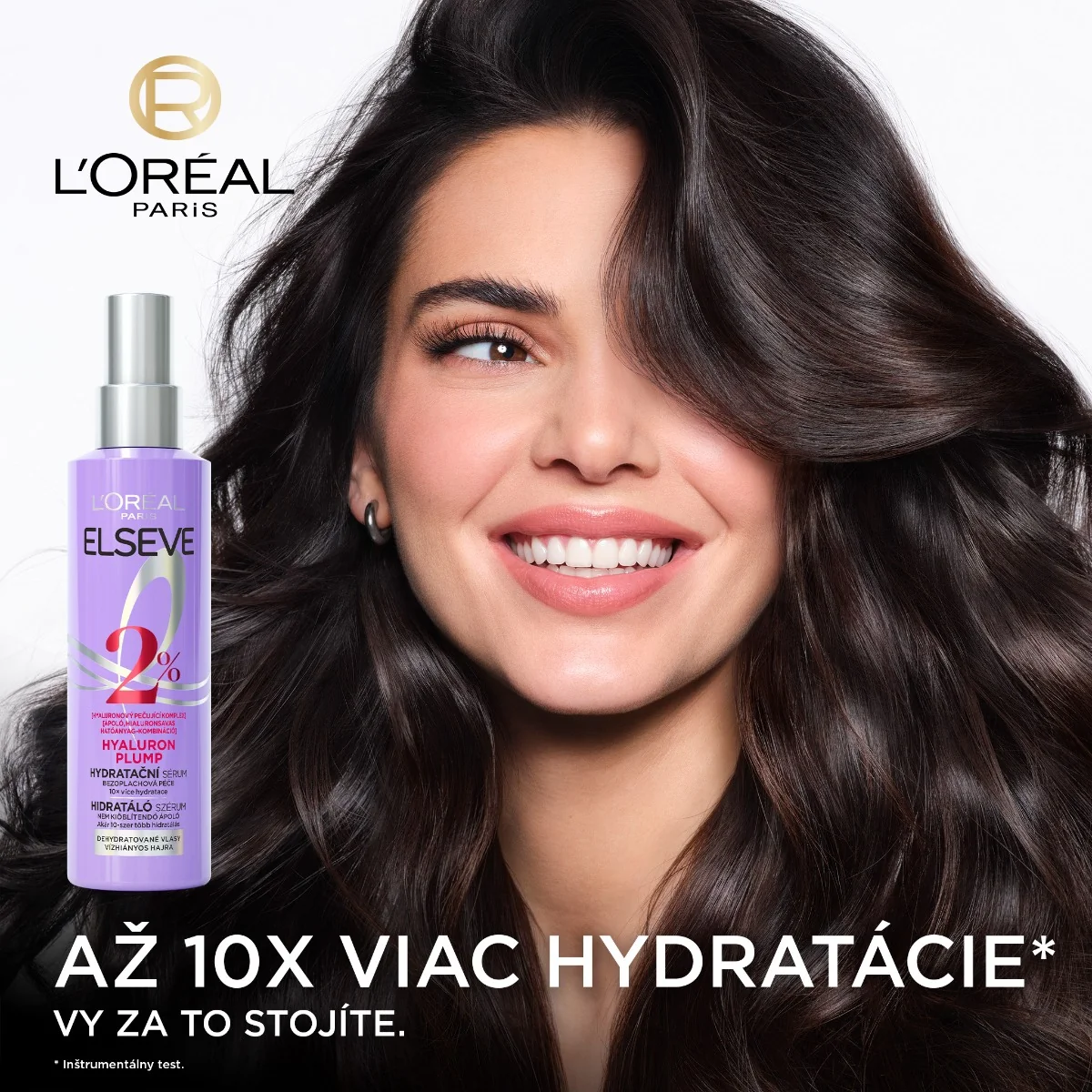 L'Oréal Paris Elseve Hyaluron Plump Hydratačné sérum s 2 % hyalurónovým ošetrujúcim komplexom 1×150 ml, hydratačné sérum