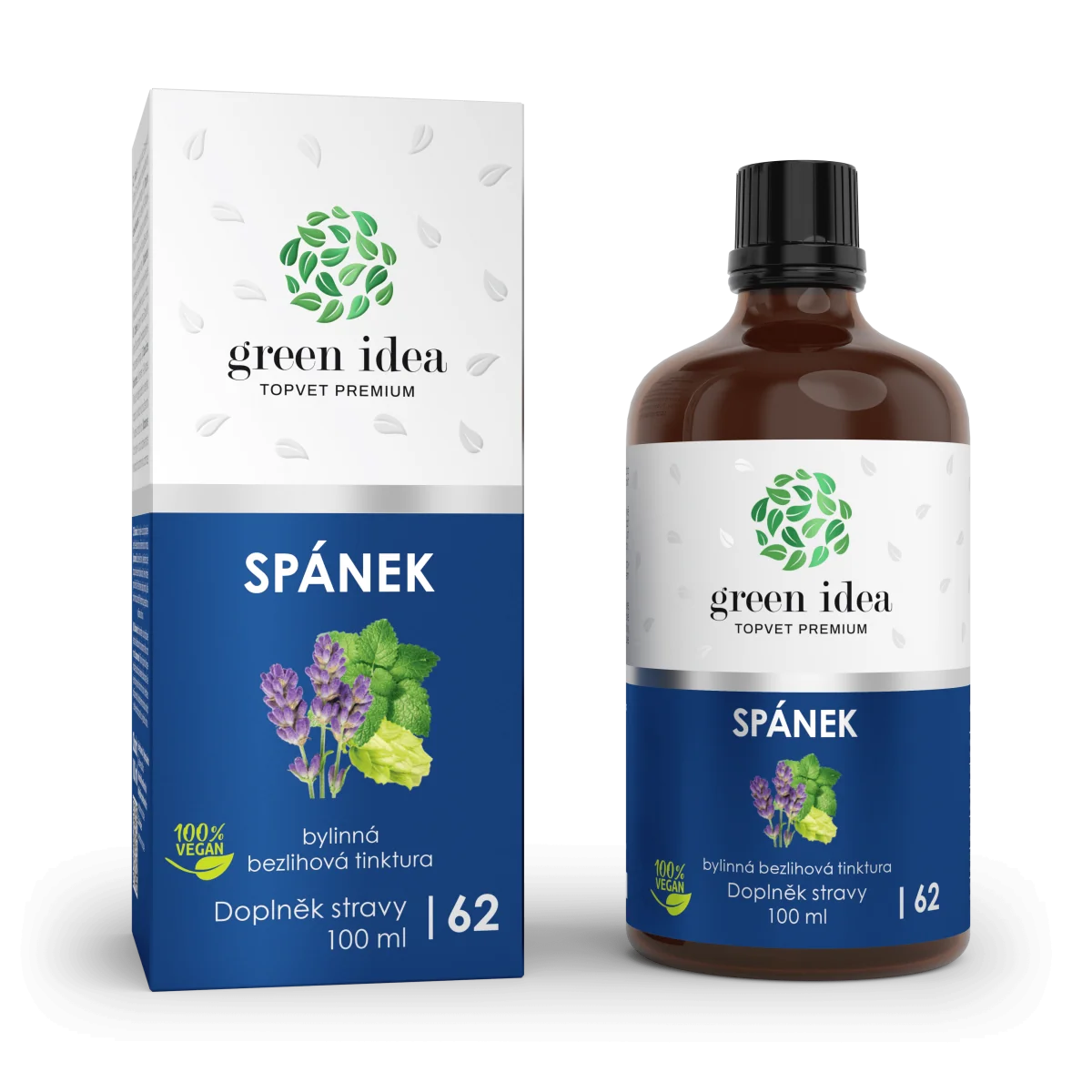 Spánok - bezliehová tinktúra 100 ml - Green idea