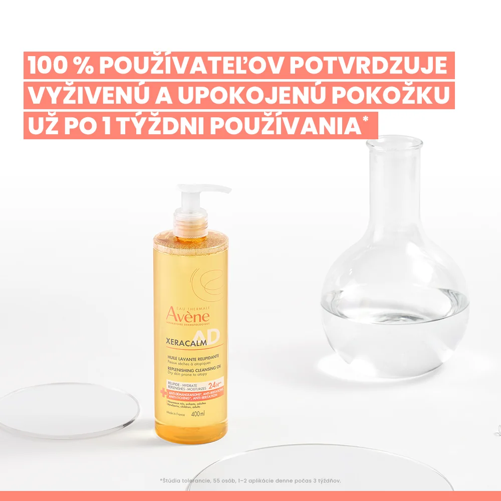 Avène XeraCalm A.D Relipidačný umývací olej 400 ml